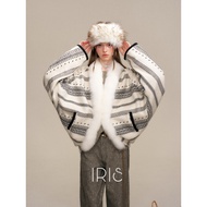 「สินค้าลิขสิทธิ์แท้」IRIS BOUTIQUE 25 Winter 5 | IJ199913-1 Vale jacket แจ็คเก็ต Wool กันหนาว ผ้านิ่