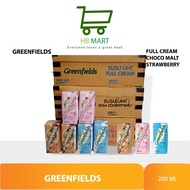 KHUSUS OJOL Susu UHT Greenfields 200ml (1 Karton)