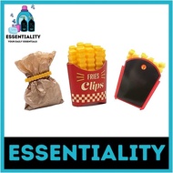 (ESSENTIALITY) Fries Clips Food Clip Sealing Bag Food Snack Sealing Clip