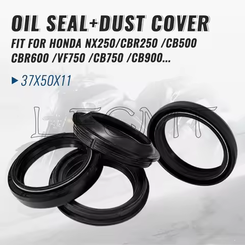 37x50x11 37 50 Front Fork Damper Oil Dust Seal Fit for Honda VF750S VFR700F CRF230F NX250 CBX CBF 25