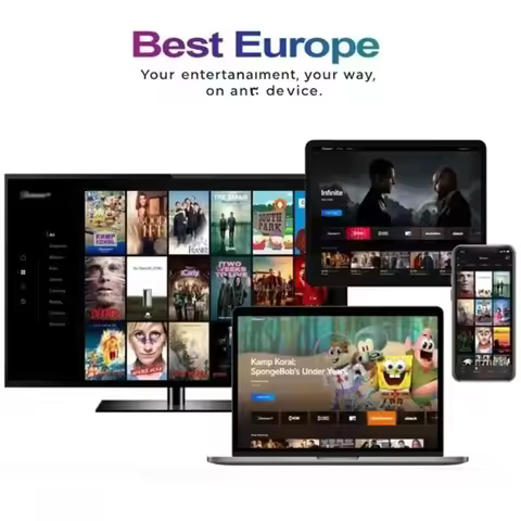 Android iptv Android TV BOX 1080P 2.4G WIFI BOX All Europe M3U Spain France Italy Portugal Germany N