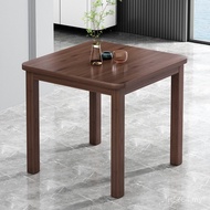 Square Square Simple Dining Table Household Children's Small Apartment Square Table Solid Wood Bambo