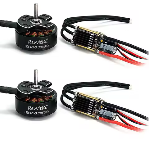 2024 NEW RC Crawler ESC AM32 50A H3110 Motor 1850KV 2250KV APE32 50A With Wi-Fi Link BEC 5-10V For 1