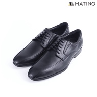 MATINO SHOES รองเท้าคัทชูหนังแท้ รุ่น MC/B 3023 - BLACK/BROWN