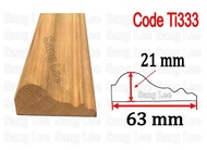 Code TI333 Wood Moulding Wainscoting Decoration Bingkai Kayu Frame Chair Rail Border