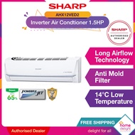 Sharp Inverter Air-Conditioner 1.5HP (R32) [ AHX12VED2 ]