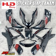 “STICKER TANAM” YAMAHA NVX155 BATMAN COVER SET/ NVX PURBA BATMAN COVER SET/ NVX155 V2 Batman Cover S