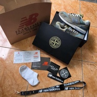 ORIGINAL Sepatu NB 574 Legacy X Stone Island "free paperbag lanyard kaoskaki sticker"