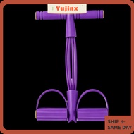 YUJINX 2PCS Pedal Resistance Band, 4 Tube 6 Tube Resistance Band Trainer, Flexible Dual Foot Pedals 