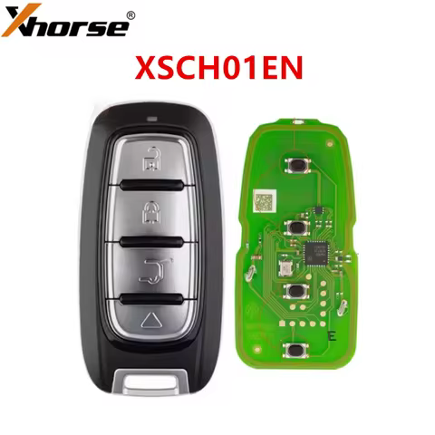 1/3/5PCS Xhorse XSCH01EN XM38 Universal Smart Key for Chrysler Type 4 Buttons Newly Add 8A 4D XSCH01