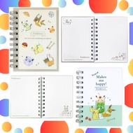 A6W ring notebook / ENJOY TEA TIME / Snack time. Pokemon. Pocket Monster.Pikachu.Direct from Japan.