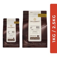 CALLEBAUT 811 (DARK CALLETS) FINEST BELGIAN CHOCOLATE 1KG/ 2.5KG