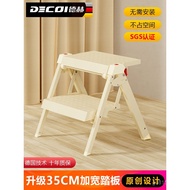 Folding A-Frame Ladder Step Ladder Stair Ladder Household Telescopic Small Four-Step Ladder Stool Re