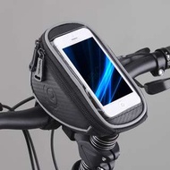 Roswheel-全新自行車碳纖維紋龍頭包：觸控手機袋 單車把立包 腳踏車把包 手把手袋 豎杆袋 豎桿包