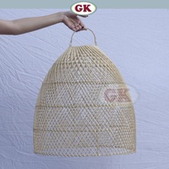 D50 LAMPU GANTUNG MEJA MAKAN DARI ROTAN/ RATTAN PENDANT LAMP RF98