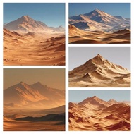 (In stock) Natural scenery desert rock background cloth Gobi photo high-end commercial shooting maga