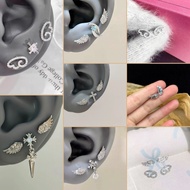 Girls Diverse Popular  Alloy Angel's Wings Stud Earrings