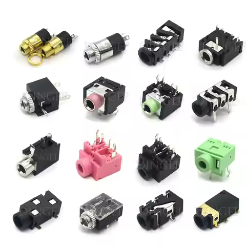 10PCS Headphone jack 3.5MM PJ Audio video female dual channel stereo jack Jack Socket Stereo Solder 