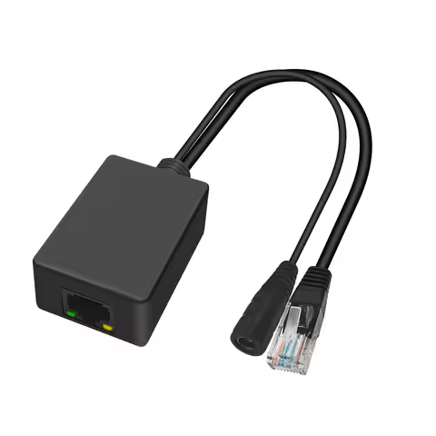Gigabit PoE Injector PoE Converter 24V Passive PoE to 48V PoE 12-24V DC Convert to 48V 802.3af PoE F