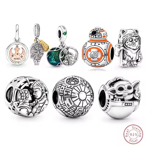 Disney Dumbo 925 Sterling Silver Vader Maul Talon Kylo Ren Korr Charms Bead For Women Bracelet DIY F