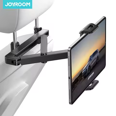 Joyroom Car Headrest Tablet Holder Mount 3 in 1 Adjustable Backseat Car Mount Road Trip Essentials f