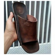 100% Original Genuine Leather Men's Sandals Until the Sole