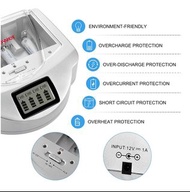 通用智能電池充電器兼容 AA、AAA、C、D、9V Ni-MH Ni-CD 可充電電池和鹼性電池 2ndckp sesckp 819 Universal Smarter Battery Charger