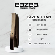 [Best Seller] EAZEA Titan Digital Door Lock | 5 IN 1 | PIN Code, RFID Access, Key, Fingerprint, Wi-Fi | HDB Door