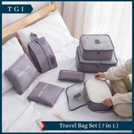 . TGI - [7 IN 1] TRAVEL BAG / SUITcase ORGANIZER BAG / STORAGE LUGGAGE BAG / TRAVEL STORAGE BAG / OR
