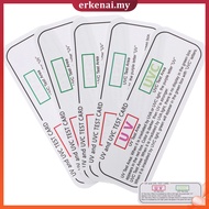 5 Pcs Indicator Test Ultraviolet Intensity Tester Uv Detection Stickers Testing Card Strips Uvc-uva 