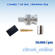 BNC male crimping Connector rg6 Connector rg6 bnc male crimping