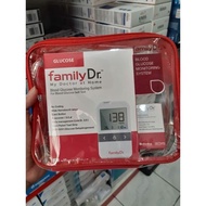 FamilyDr Glucose / alat tes gula darah / FamilyDr tes gula darah /
