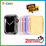 [SG] Transparent iWatch Case Crystal Clear Shockproof All-Round Coverage for iWatch 6/5/4/3/2/1/SE