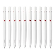 Zebra Ballpoint Pen Blend 0.5 White Body Red Ink 10 Pieces B-BAS88-R