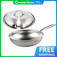 ชุดกระทะสแตนเลส 316 แบบไม่ขัด KitchenArt Unique 2 ชิ้น (28 ซม. + สแตนเลส)