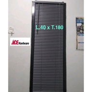 PVC ROLL CURTAIN GLASS WINDOW 40 X 180 CM KRIS VENETIAN BLIND CURTAIN