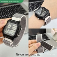 Durable Dustproof 18mm Convex Woven Nylon Watch Strap For W218H/W219H/W800H With Tool Unisex Replace
