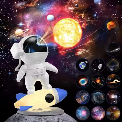 Galaxy Projector 12 in 1 HD Planetarium Astronaut Galaxy Projector for Bedroom Galaxy Star Night Lig