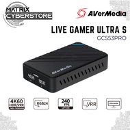 AVerMedia GC553Pro Live Gamer ULTRA S 4K HDMI Capture Card for Game Capture - Plug & Play, Low Laten