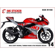 Gsx 150R 14 Fullbody Decal Sticker, Suzuki GSX 150 Decal