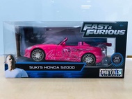 Jada Fast & Furious Suki’s Honda S2000 1:32 Metals Diecast  #97604