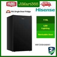 [SAVE 4.0 Rebate RM200] Hisense Single Door Refrigerator 110L Fridge Peti Sejuk 1 Pintu RR120D4AGN RR120