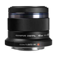 OLYMPUS M.Zuiko Digital 45mm F1.8 Black For Micro Four Thirds System Camera, Compact Design, Beautif