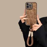 Cartoon Cute LABUBU bracelet Phone case for OPPO A3 PRO A94 A93 A5S A57 A77 A7 A12S Realme C20 C11 C