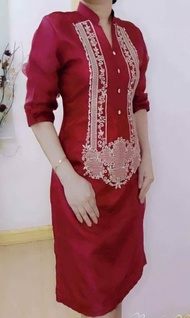 Top Quality Modern Filipiniana Dress (Marian Dress)