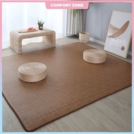 Japanese Rattan Mat Carpet Living Room Bedroom Balcony Tatami Floor Mat Room Summer Bedside Crawling