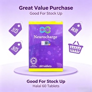 Halal Infinity Neurocharge 60 Tablets Easy To Swallow Adult Daily Brain Nerve Nutrition Supplement