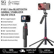 1.8M P185 Selfie Stick Quadruped stand for phone Travel Camera Stand Gimbal stabilizer Remote Blueto
