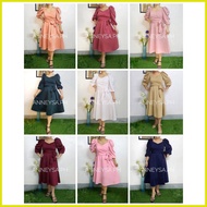 ♕ ✔ ☢ ANA MIDI PLUS SIZE *No Free Mask* neoprene formal gown dress wedding kasal debut ninang