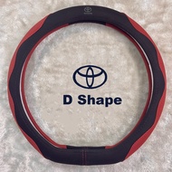 38cm TOYOTA Logo phổ da lộn Xe Tay Lái Xe Ô Tô Vỏ bọc trang trí bảo vệ tay lái cho TOYOTA RAV4 Innov